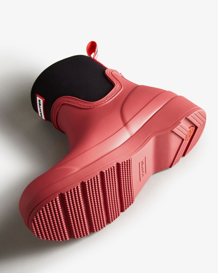 Hunter Damskie Krótkie Kalosze Z Neoprenu Glenmore Rose