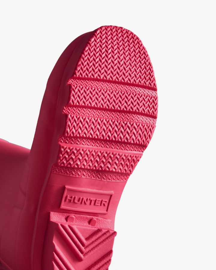 Hunter Oryginalne Małe Dzieci (2-6 Lat) Kalosze Jasnoróżowe