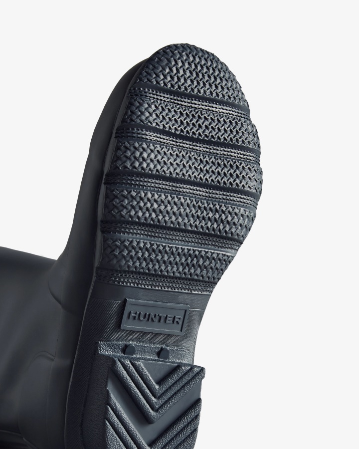 Hunter Oryginalne Duże Dzieci (5-11 Lat) Kalosze Granatowe