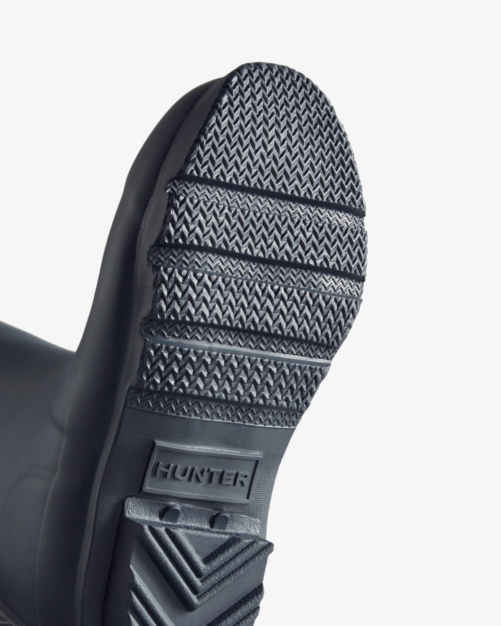 Hunter Oryginalne Małe Dzieci (2-6 Lat) Kalosze Granatowe