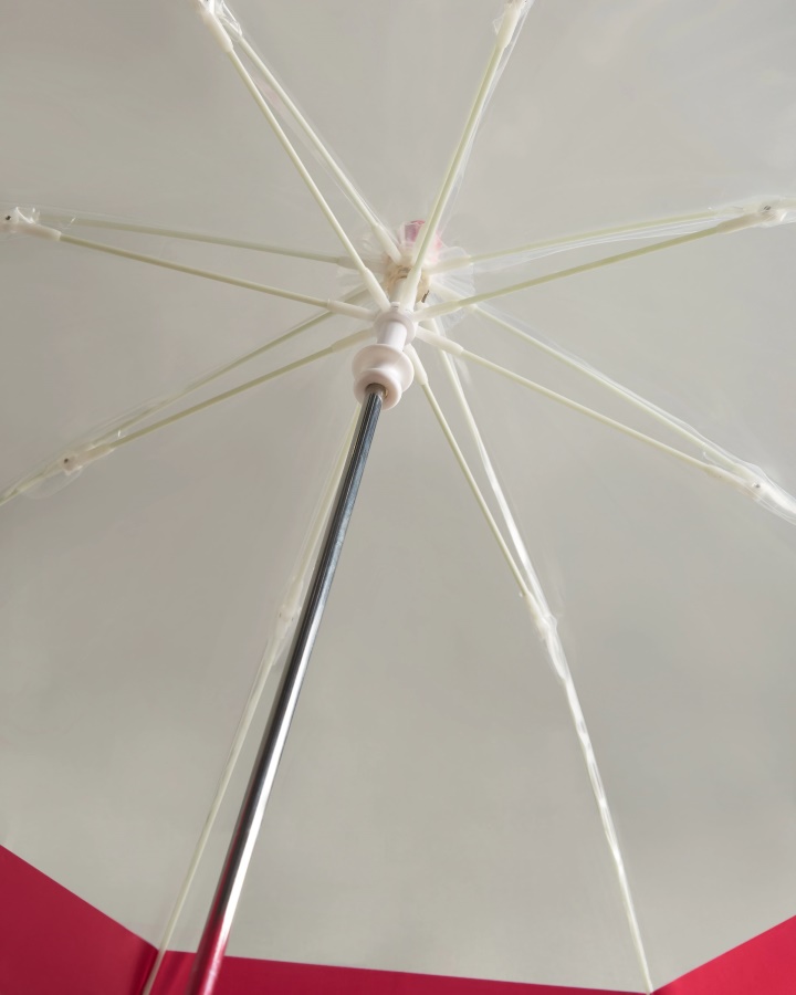 Hunter Dzieci Wąsy Parasol Bąbelkowy Jasny Różowy