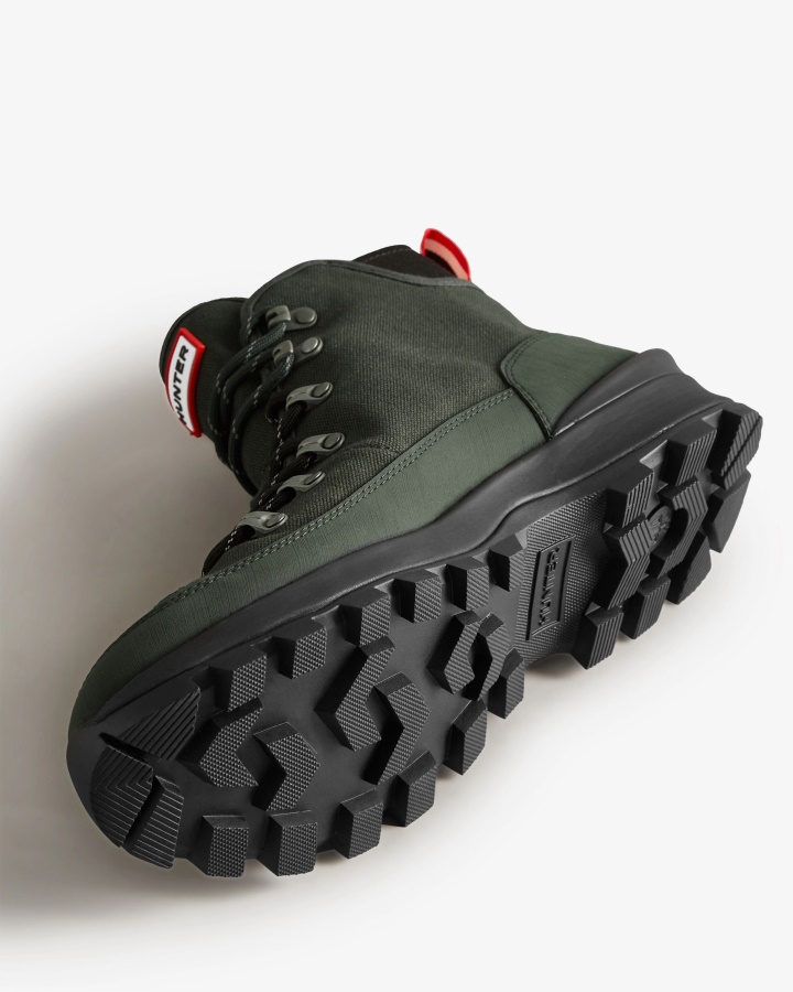 Hunter Męskie Płótno Pustynne Buty Komandosowe Arctic Moss Green