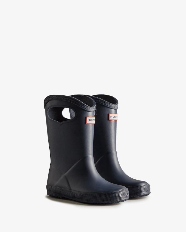 Hunter Kids First (18 Miesięcy-8 Lat) Buty Przeciwdeszczowe Z Uchwytem Navy