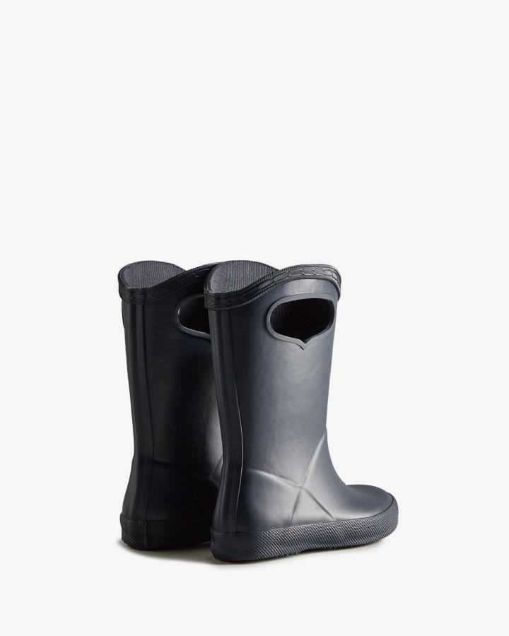 Hunter Kids First (18 Miesięcy-8 Lat) Buty Przeciwdeszczowe Z Uchwytem Navy