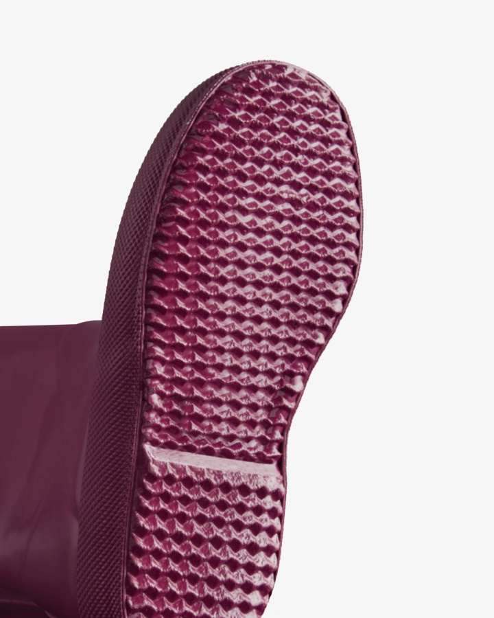 Hunter Original Kids First (18 Miesięcy-8 Lat) Błyszczące Kalosze Fioletowe