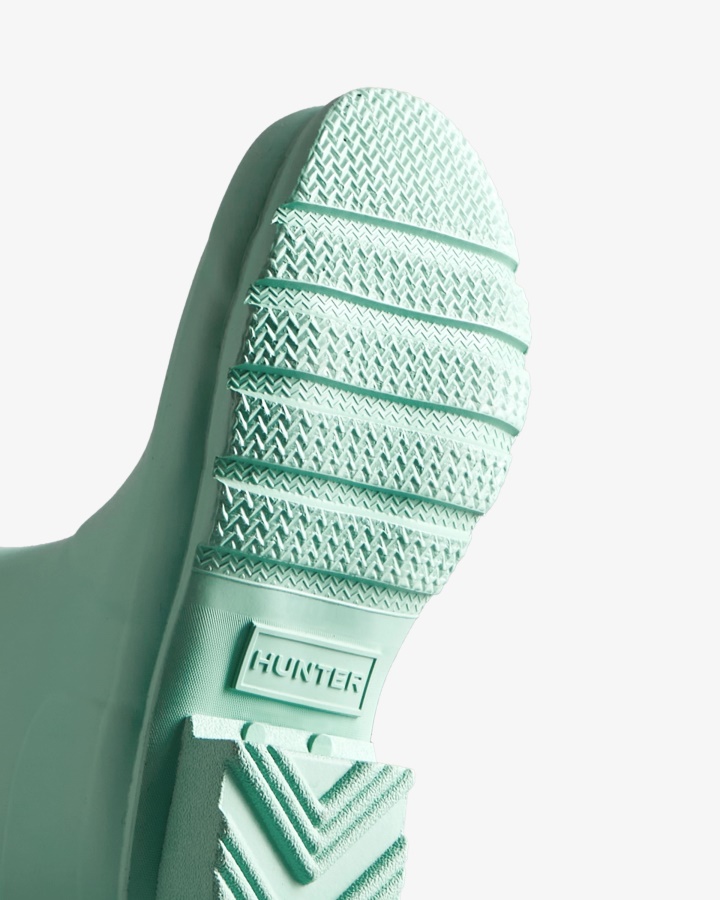 Hunter Oryginalne Duże Dzieci (5-11 Lat) Kalosze Dzika Mięta