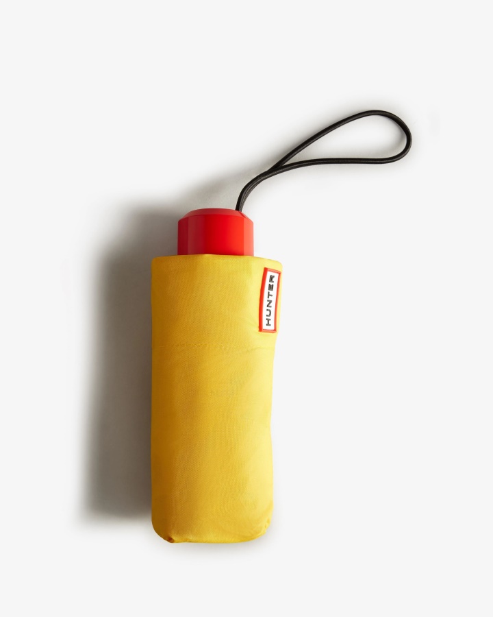 Hunter Mini Kompaktowy Parasol żółty