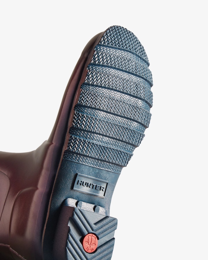 Hunter Damskie Krótkie Kalosze Stornoway Blue