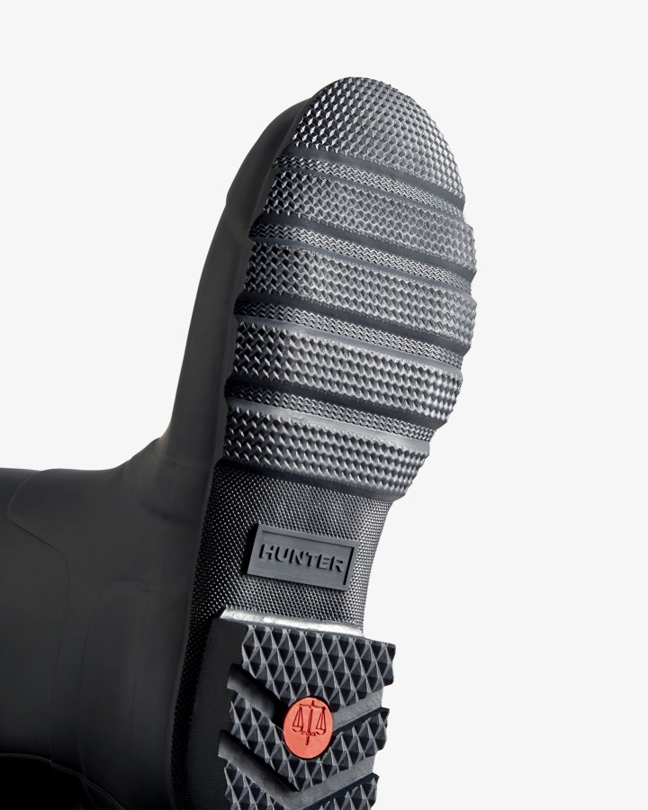 Oryginalne Męskie Wysokie Kalosze Hunter W Kolorze Granatowym