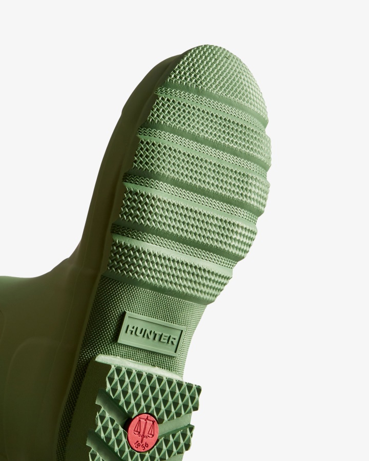 Oryginalne Męskie Wysokie Kalosze Myśliwskie Spadły Na Zielono