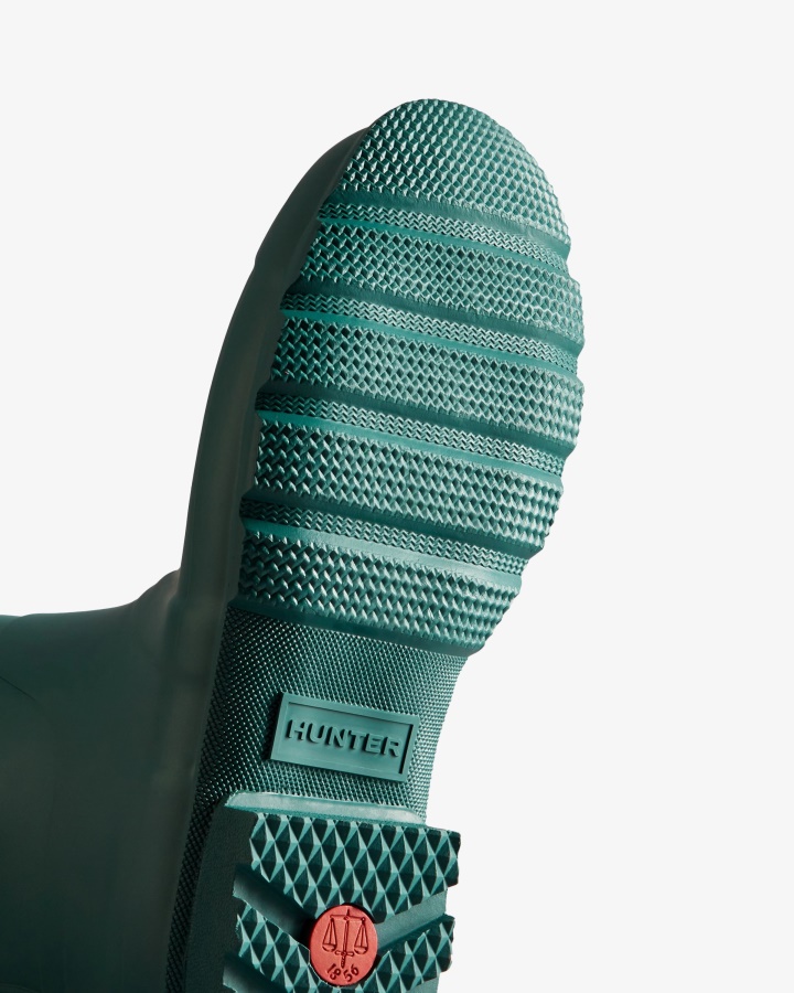 Oryginalne Krótkie Kalosze Męskie Hunter Loch Awe Blue