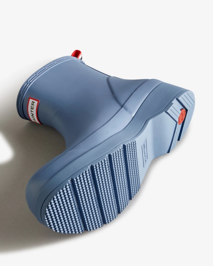 Hunter Męskie Buty Do Gry Krótkie Kalosze Stornoway Blue