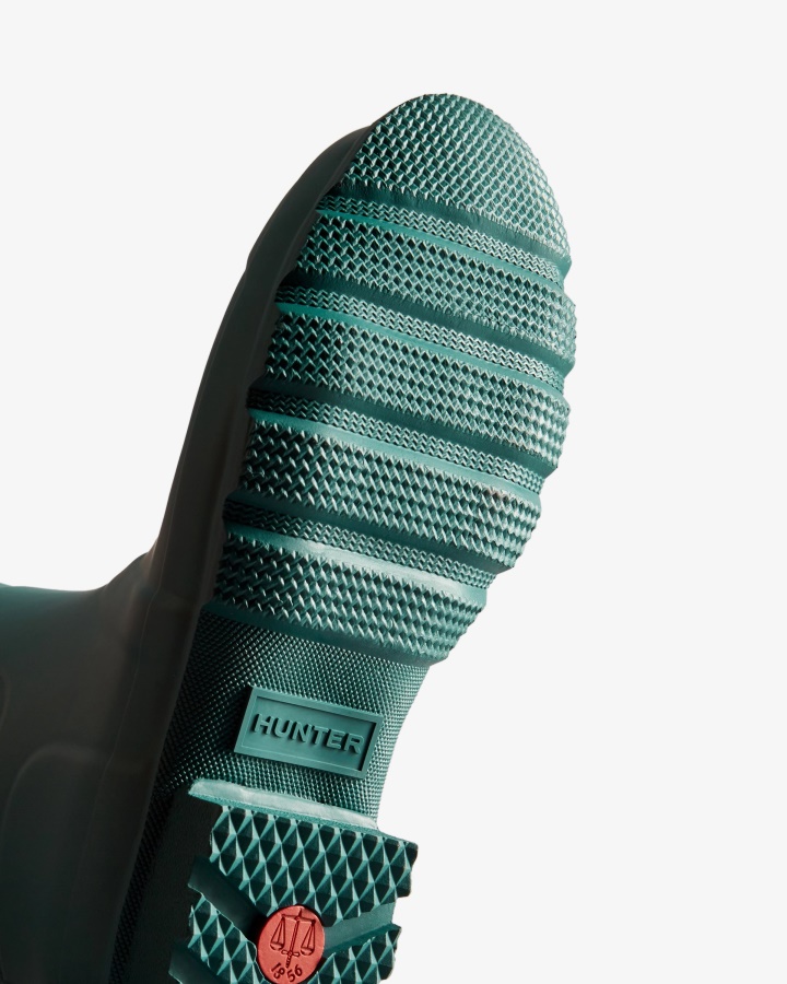 Oryginalne Męskie Wysokie Kalosze Hunter Loch Awe Blue