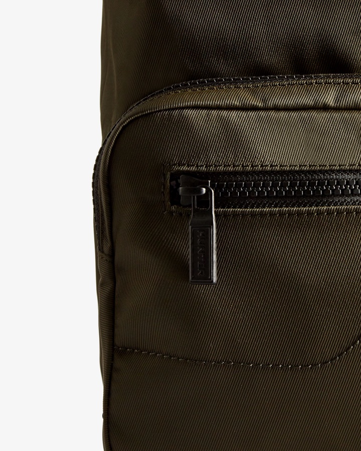 Hunter Mini Plecak Z Klipsem Z Klipsem Nylonowym Ciemna Oliwka