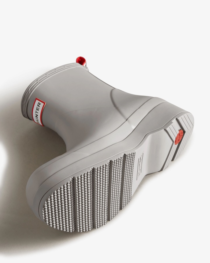 Hunter Męskie Buty Do Gry Krótkie Kalosze Cynkowoszary