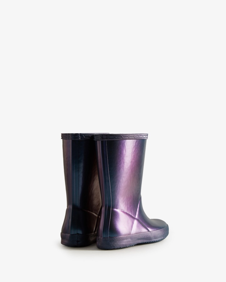 Hunter Kids First (18 Miesięcy-8 Lat) Nebula Kalosze Stornoway Blue