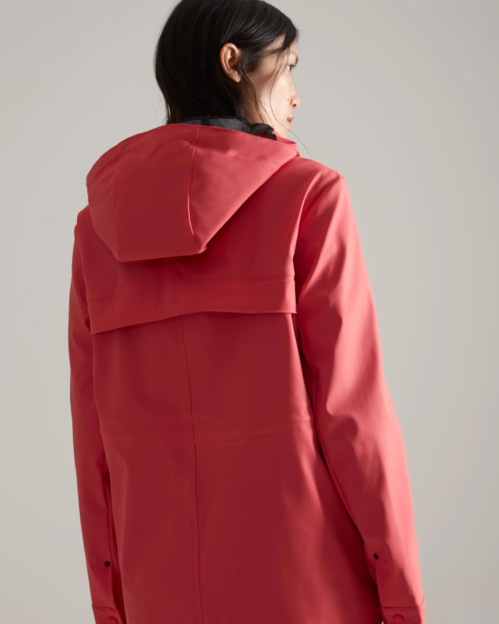 Lekka Wodoodporna Kurtka Damska Hunter Jarzębina Różowa