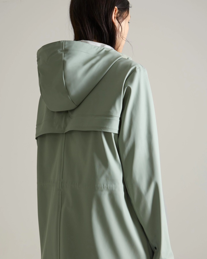 Lekka Wodoodporna Kurtka Damska Hunter Słodka Zieleń Gale