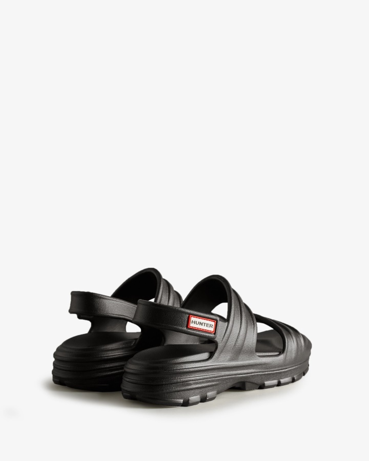 Hunter Sandały Damskie W Kolorze Czarnym