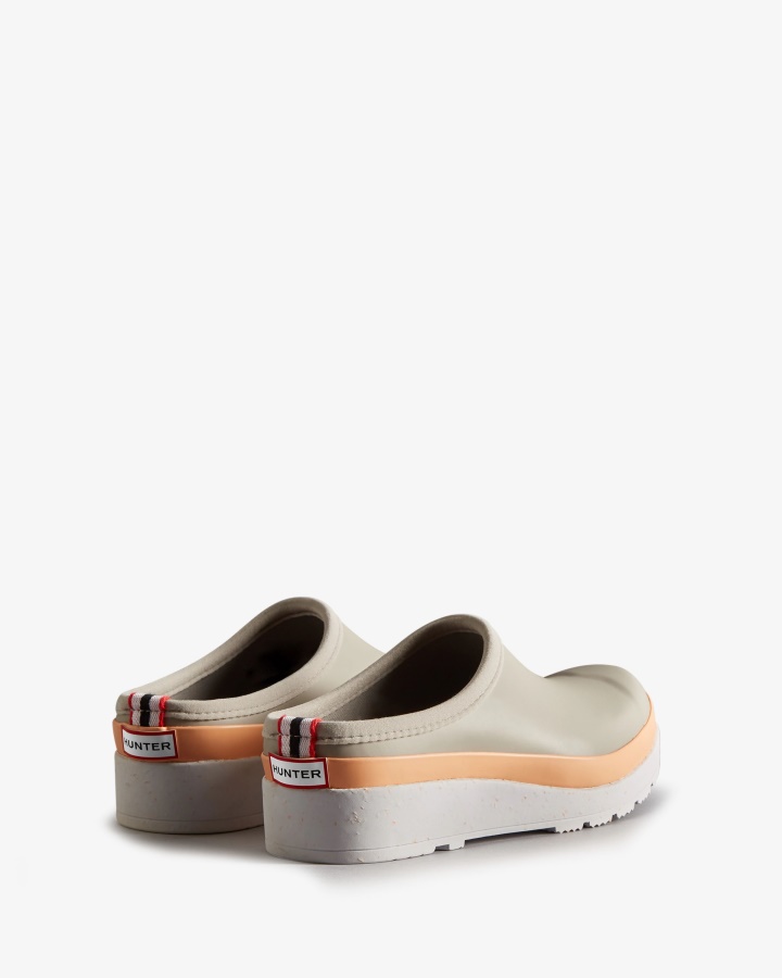 Hunter Damskie Chodaki Na Podeszwie Plamki Steall Szaro-szczytowe Brzoskwiniowe