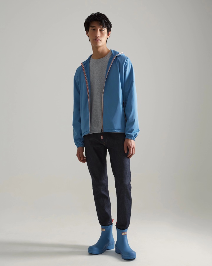 Lekka Kurtka Męska Hunter Z Recyklingu, Stornoway Blue