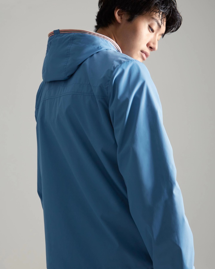 Lekka Kurtka Męska Hunter Z Recyklingu, Stornoway Blue