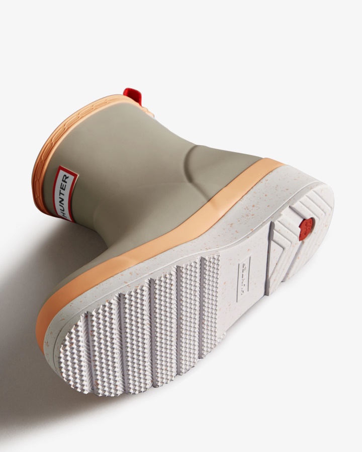 Hunter's Play Krótkie Kalosze Przeciwdeszczowe Steall Grey-summit Rise Brzoskwiniowo-spurrey White