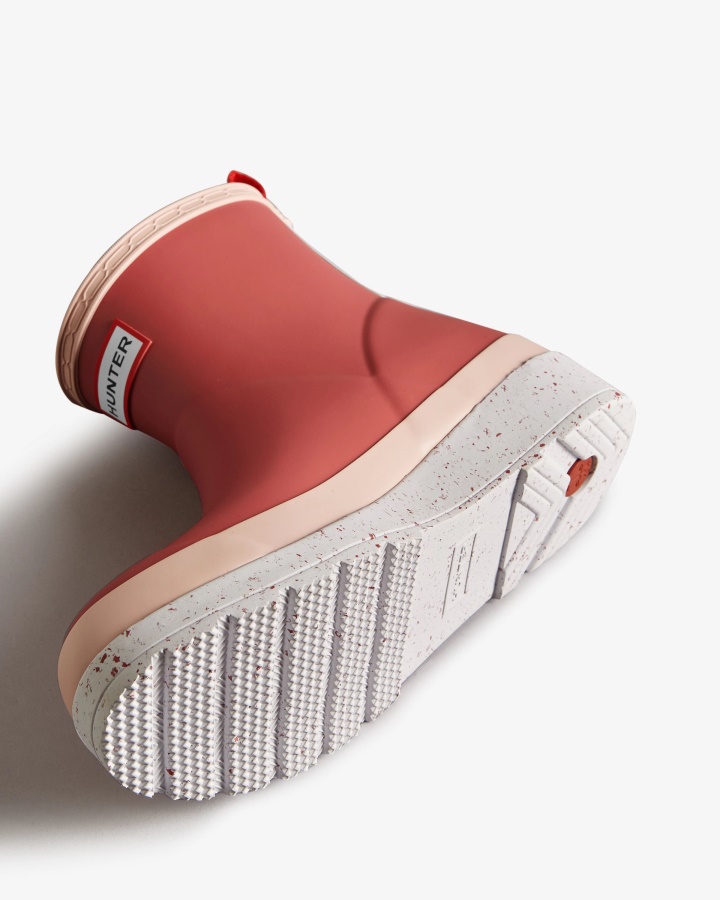 Hunter Damskie Krótkie Kalosze Do Gry W Plamki Glenmore Różowo-azalia Różowo-spurrey Białe