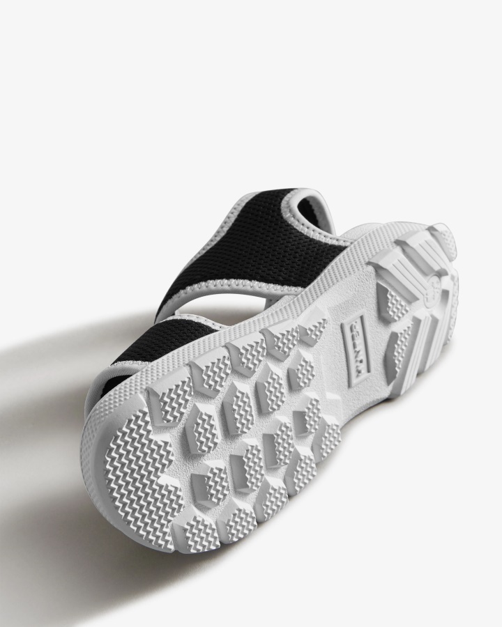 Hunter Duże Dzieci (5-9 Lat) Siatkowe Sandały Do ​​chodzenia Na Zewnątrz Czarno-białe