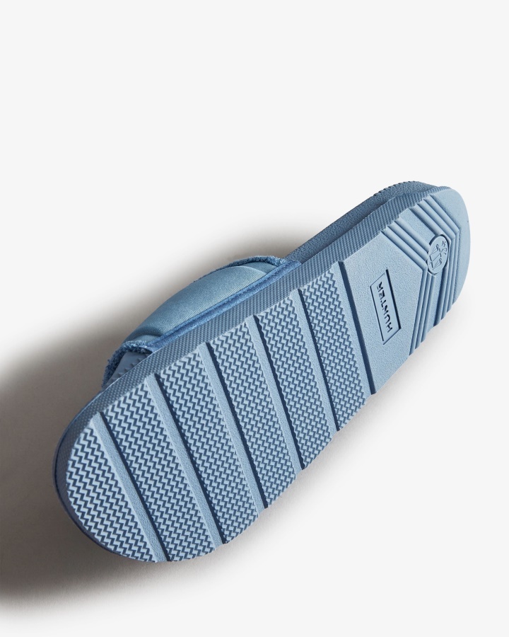 Regulowane Klapki Damskie Hunter Stornoway Blue