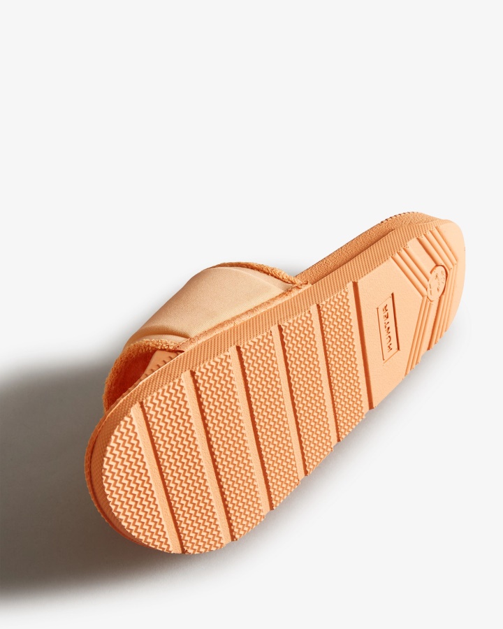 Regulowane Klapki Damskie Hunter Ze Szczytu W Kolorze Brzoskwiniowym