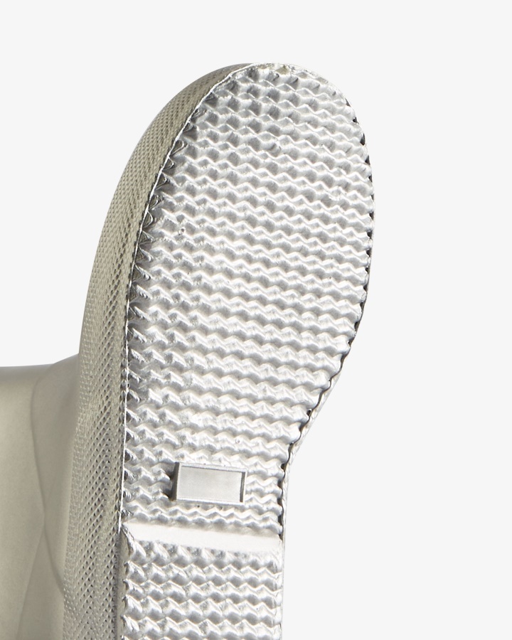 Hunter Kids First (18 Miesięcy-8 Lat) Metalowe Kalosze Srebrne