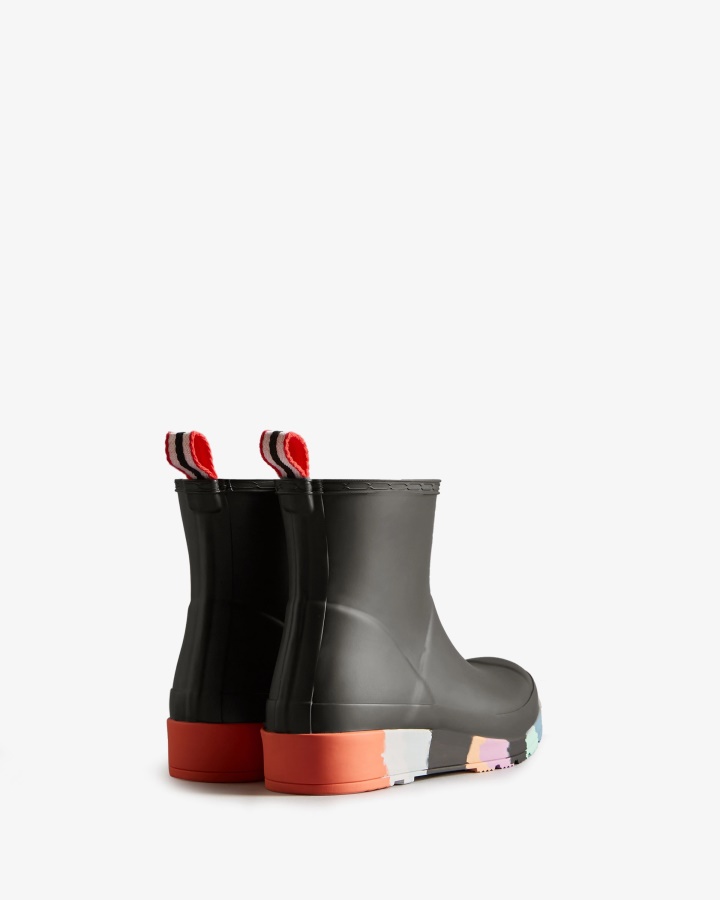 Hunter's Play Shorts Stripe Podeszwa Kalosze Czarne - Multi Podeszwa