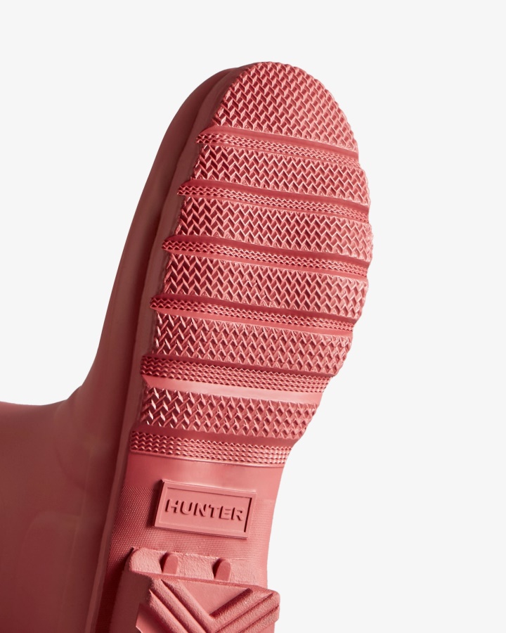 Damskie Regulowane Kalosze Z Krótkim Tyłem Hunter Glenmore Rose-sun-cup Orange