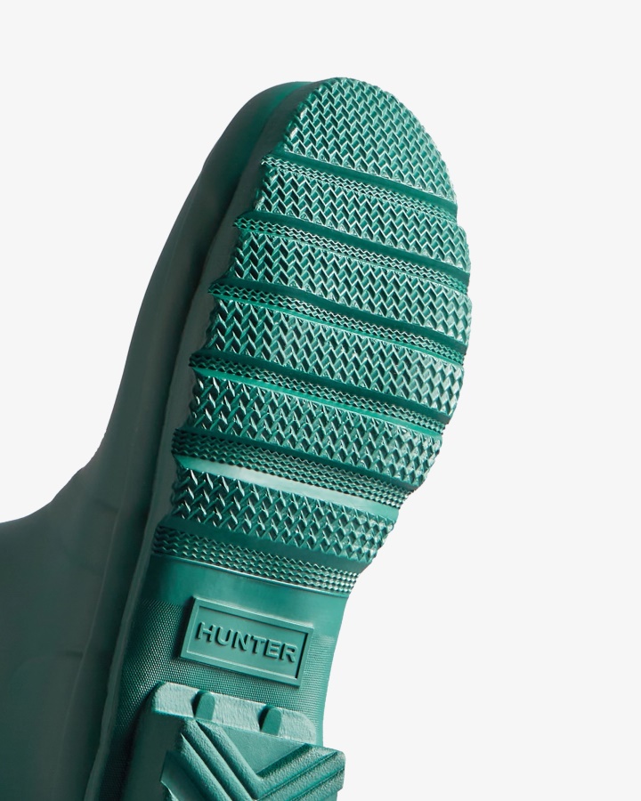 Damskie Regulowane Kalosze Z Krótkim Tyłem Hunter Loch Awe Blue-glenmore Rose