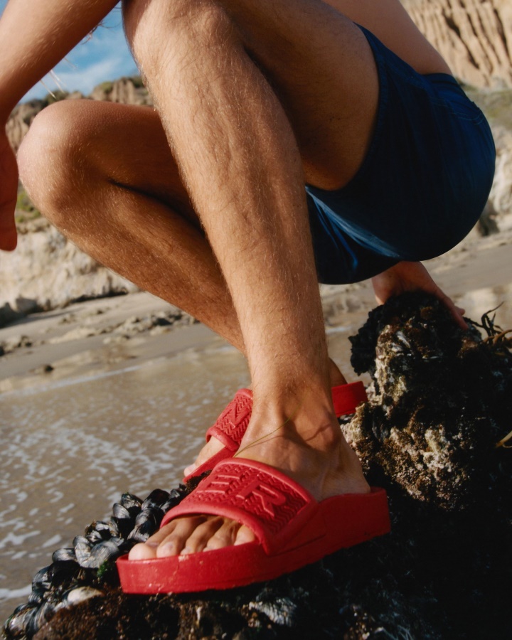 Męskie Logo Slajdy Hunter W Kolorze Czerwonym