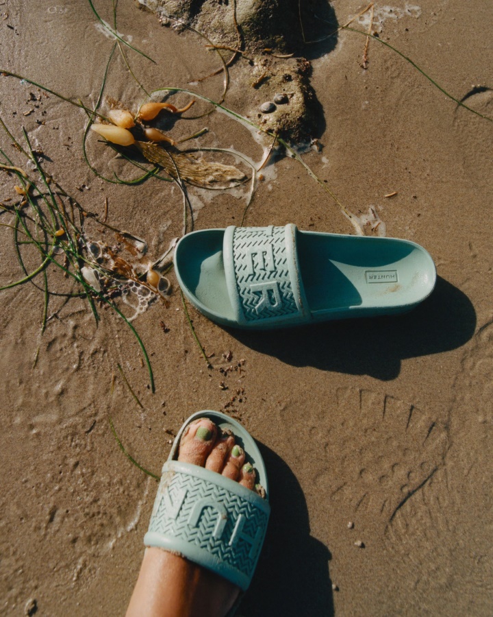 Slajdy Damskie Bloom Hunter Słodka Zieleń Wichury