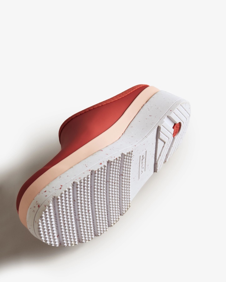 Hunter Damskie Chodaki Z Podeszwą Plamkową Glenmore Różowo-azalia Różowy