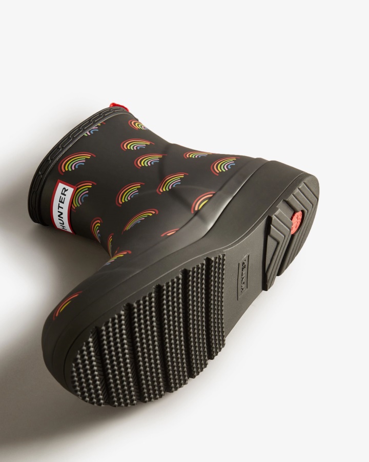 Hunter's Play Krótkie Mini Tęczowe Kalosze Mini Tęczowy Nadruk