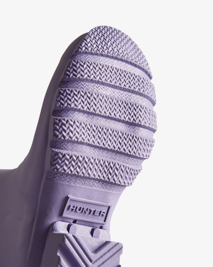 Hunter Oryginalne Duże Dzieci (5-11 Lat) Kalosze Opalizujące Na Fioletowo