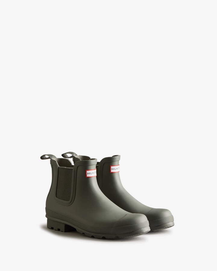 Oryginalne Męskie Buty Chelsea Hunter Urban Grey
