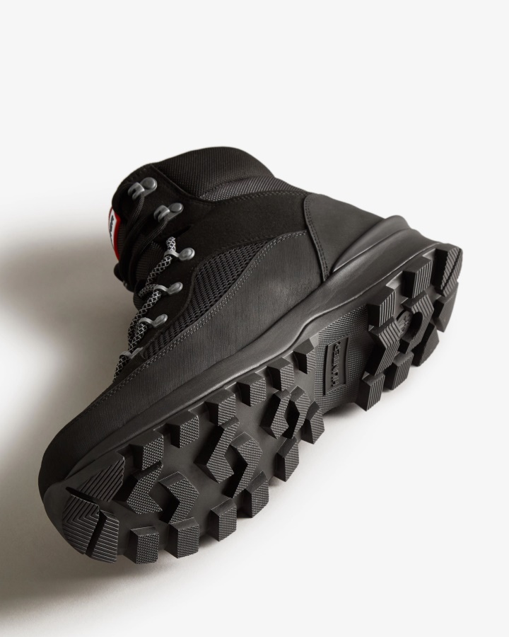 Męskie Ocieplane Buty Komandosowe Hunter Explorer Czarne